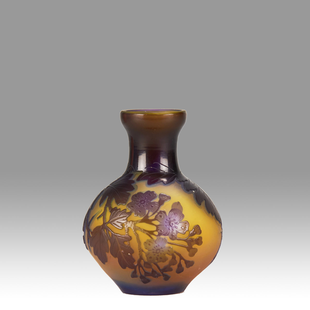 "Periwinkle Cabinet Vase" by Emile Gallé