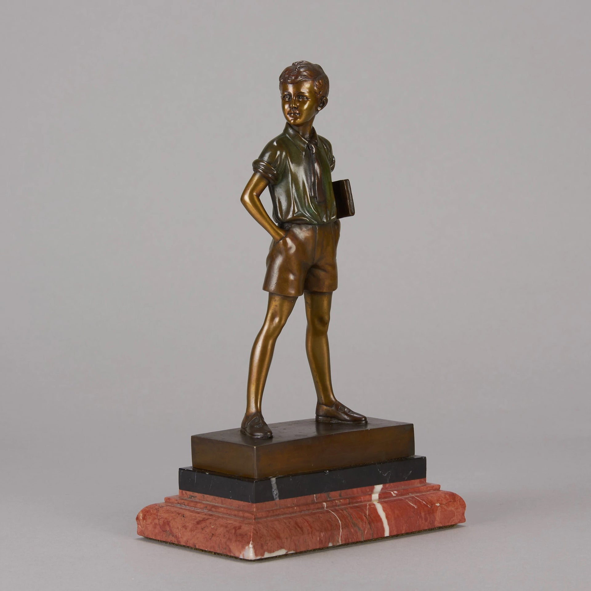 Hoop Girl and Sonny Boy - Ferdinand Preiss - Preiss Powder Puff Art Deco Sculpture Ferdinand Preiss -  Hickmet Fine Arts 