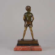 Hoop Girl and Sonny Boy - Ferdinand Preiss - Preiss Powder Puff Art Deco Sculpture Ferdinand Preiss -  Hickmet Fine Arts 