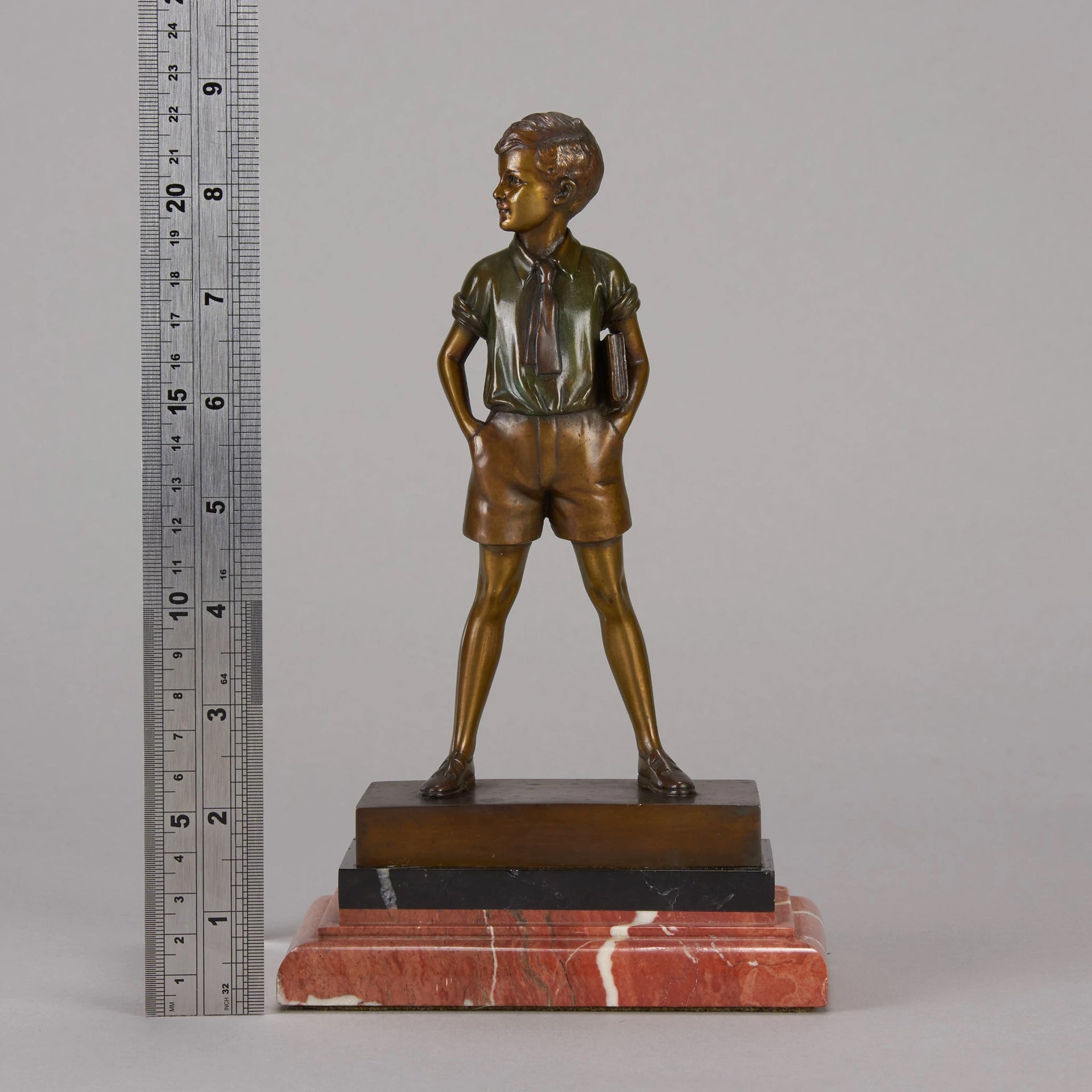 Hoop Girl and Sonny Boy - Ferdinand Preiss - Preiss Powder Puff Art Deco Sculpture Ferdinand Preiss -  Hickmet Fine Arts 