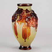 Soufflé Vase with Fruit by Gallé