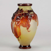 Soufflé Vase with Fruit by Gallé