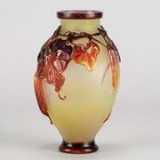 Soufflé Vase with Fruit by Gallé