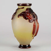 Soufflé Vase with Fruit by Gallé