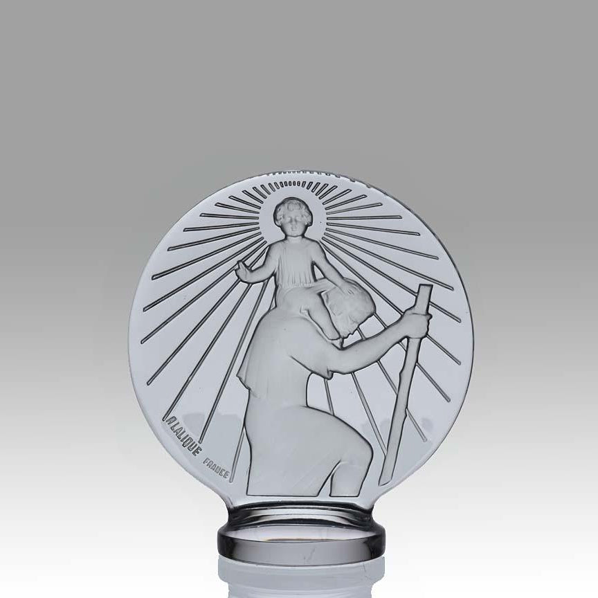 Car Mascot by René Lalique - St Christophe Mascot - Hickmet Fine Arts