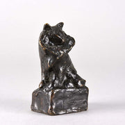 Théophile Steinlen Bronze - Seated Cat - Hickmet Fine Arts