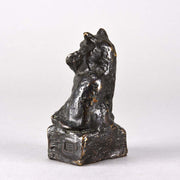 Théophile Steinlen Bronze - Seated Cat - Hickmet Fine Arts
