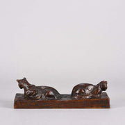 Steilen Bronze of Two Cats