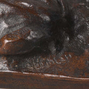Steilen Bronze of Two Cats