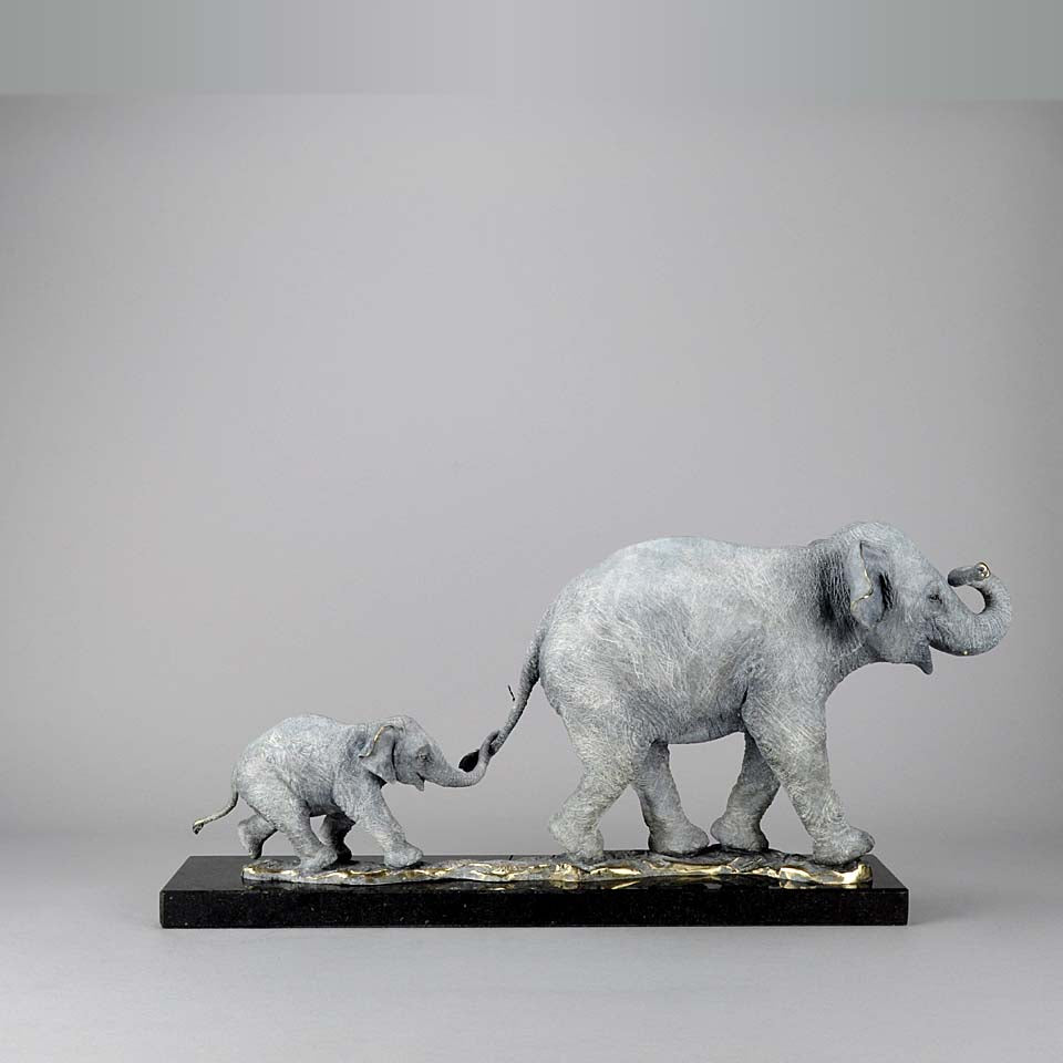 Steve Winterburn Limited Edition Bronze Elephants