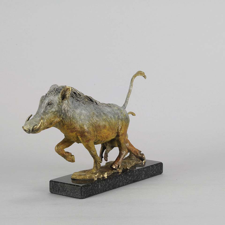 Steve Winterburn Limited Edition Bronze Warthogs