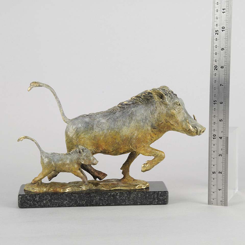 Steve Winterburn Limited Edition Bronze Warthogs