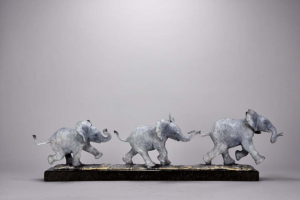 Steve Winterburn -  Orphans - Limited Edition sculpture