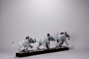 Steve Winterburn -  Orphans - Limited Edition sculpture