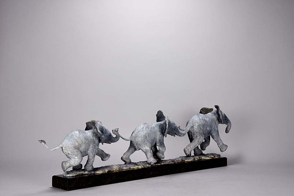 Steve Winterburn -  Orphans - Limited Edition sculpture
