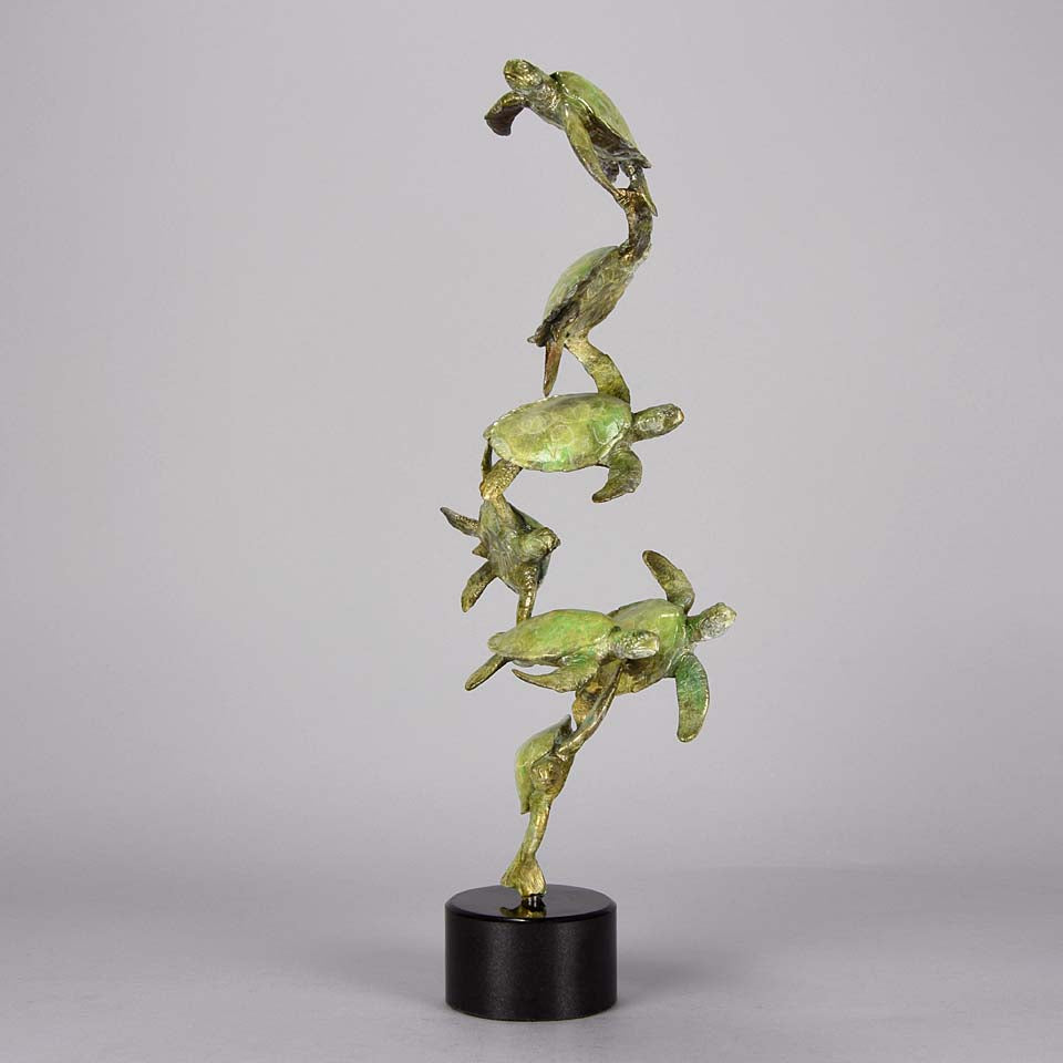 Limited Edition Steve Winterburn Bronze Wisdom of the Seas 
