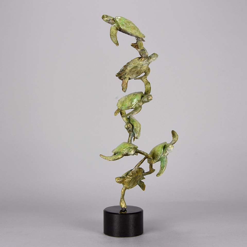 Limited Edition Steve Winterburn Bronze Wisdom of the Seas 