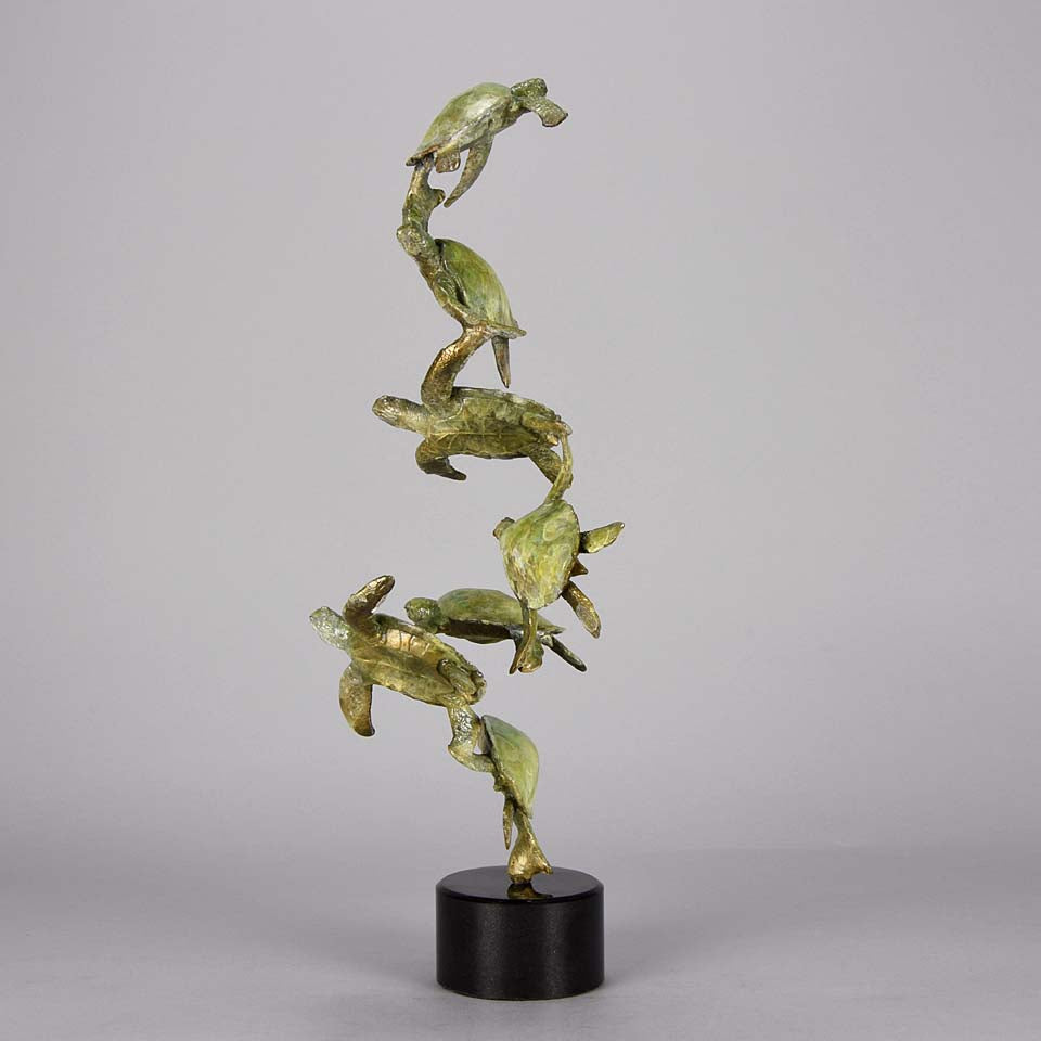 Limited Edition Steve Winterburn Bronze Wisdom of the Seas 