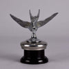 Nickel Plated Bronze Swallow Car Mascot