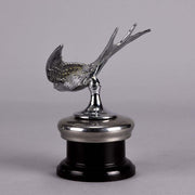 Nickel Plated Bronze Swallow Car Mascot