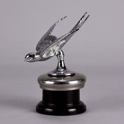 Nickel Plated Bronze Swallow Car Mascot