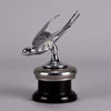 Nickel Plated Bronze Swallow Car Mascot