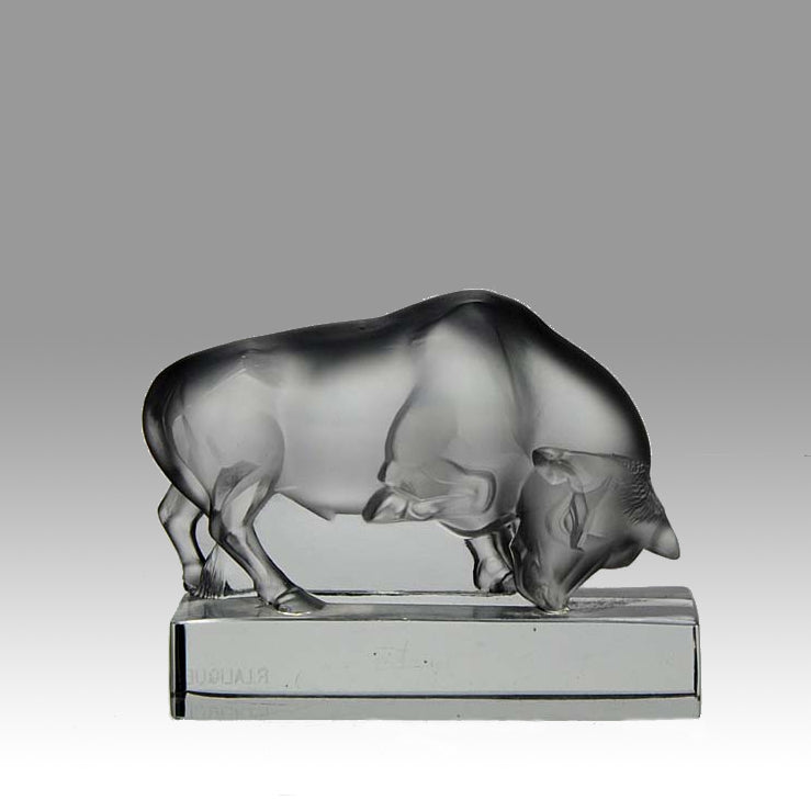 Taureau Paperweight by Lalique