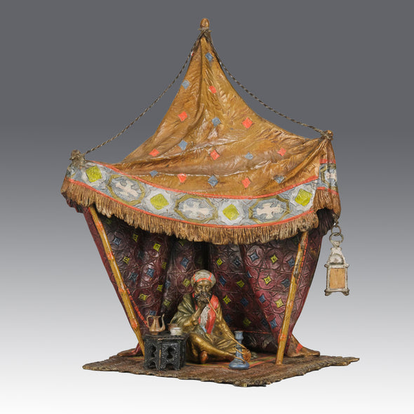"Bedouin in a Tent" by Franz Bergman