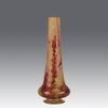 Daum Thistle Vase - Art Nouveau Cameo Vase - Daum Freres Glass - Art Nouveau Glass - Hickmet Fine Arts
