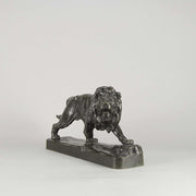 Paul Thomas Bronze Lion Qui Marche