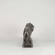 Paul Thomas Bronze Lion Qui Marche