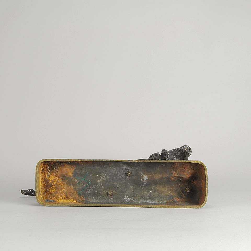 Paul Thomas Bronze Lion Qui Marche