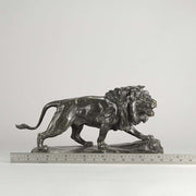 Paul Thomas Bronze Lion Qui Marche