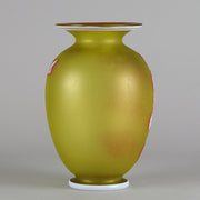 Thomas Webb Butterfly Vase
