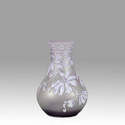 Thomas Webb Lilac Cameo Vase