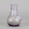 Thomas Webb Lilac Cameo Vase