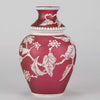 Thomas Webb Red Flower Vase
