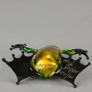 Tim Cotterill Hug - A vibrant limited edition bronze study of a frog balancing on its hind with its frog legs outstretched as if its welcoming a hug - Hickmet Fine Arts