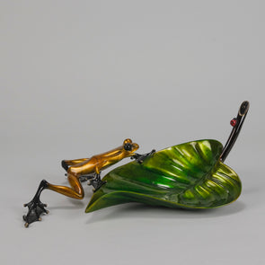 Tim Cotterill Bronze Frog - Limited Edition Bronze - Hickmet Fine Arts