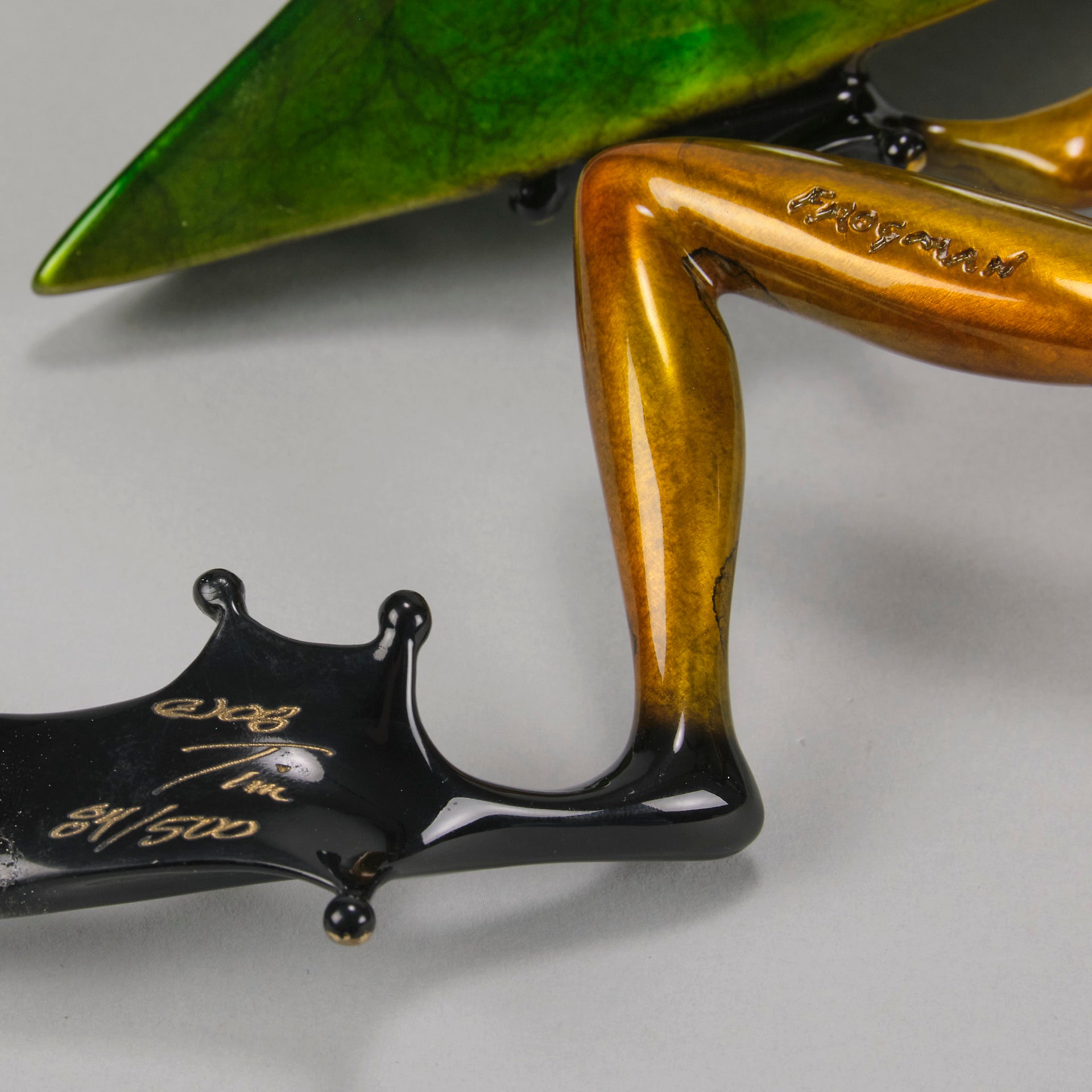 Tim Cotterill Bronze Frog - Limited Edition Bronze - Hickmet Fine Arts