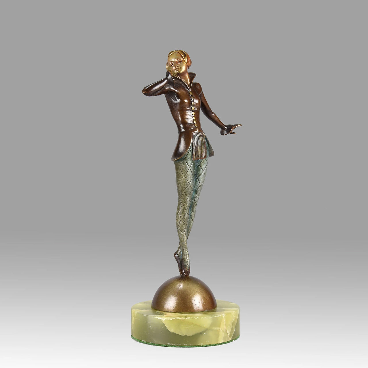 Josef Lorenzl Bronze - Tiptoes - Art Deco Sculpture - Hickmet Fine Arts