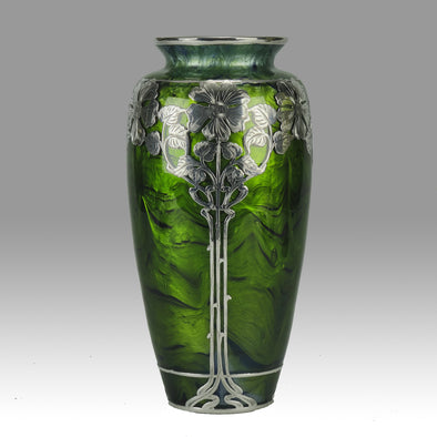 Loetz Titania Silver Vase