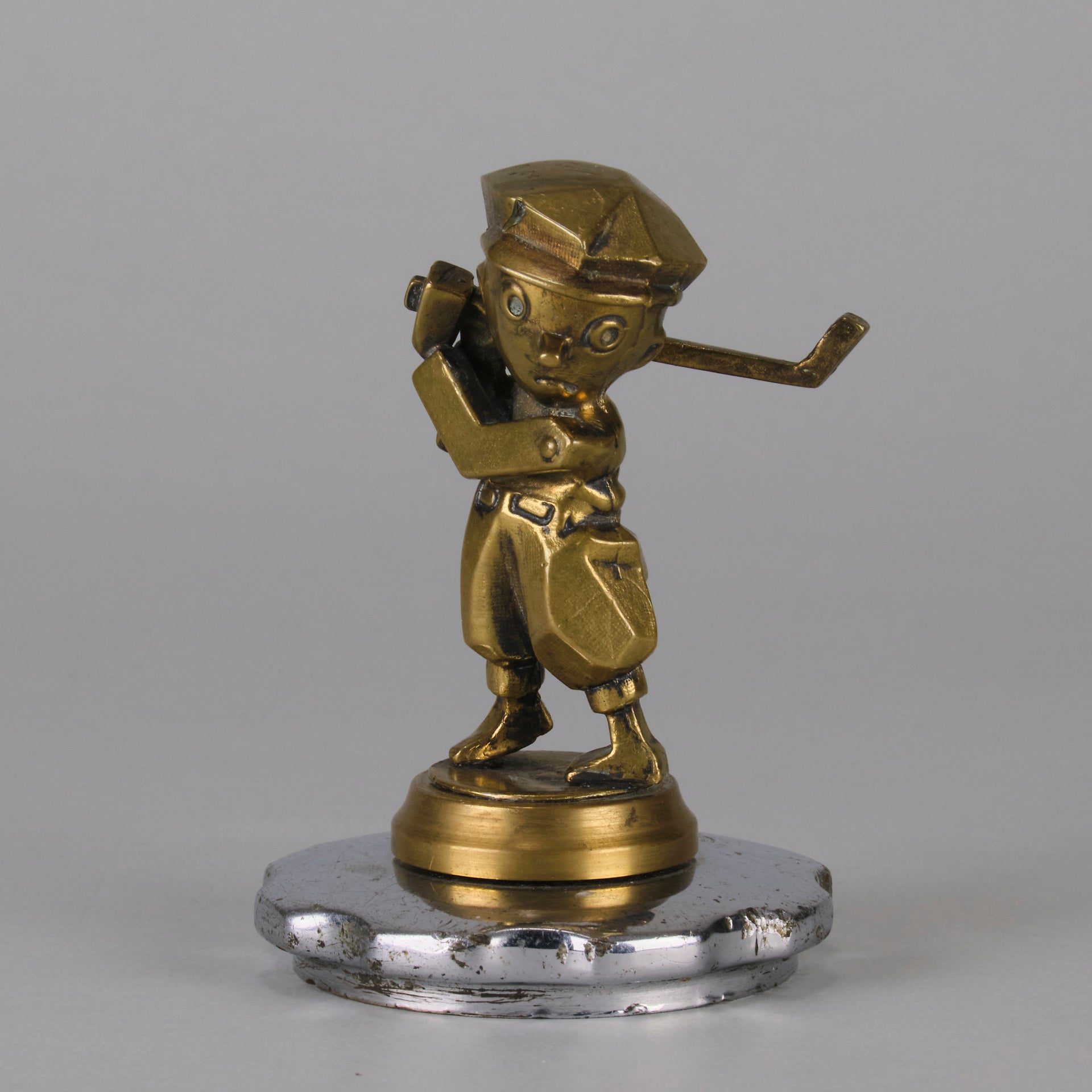 Art Deco - "Golfer" Car Mascot - Hickmet Fine Arts 