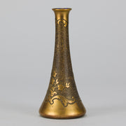 Val St Lambert - Art Nouveau Cabinet Vase - Hickmet Fine Arts