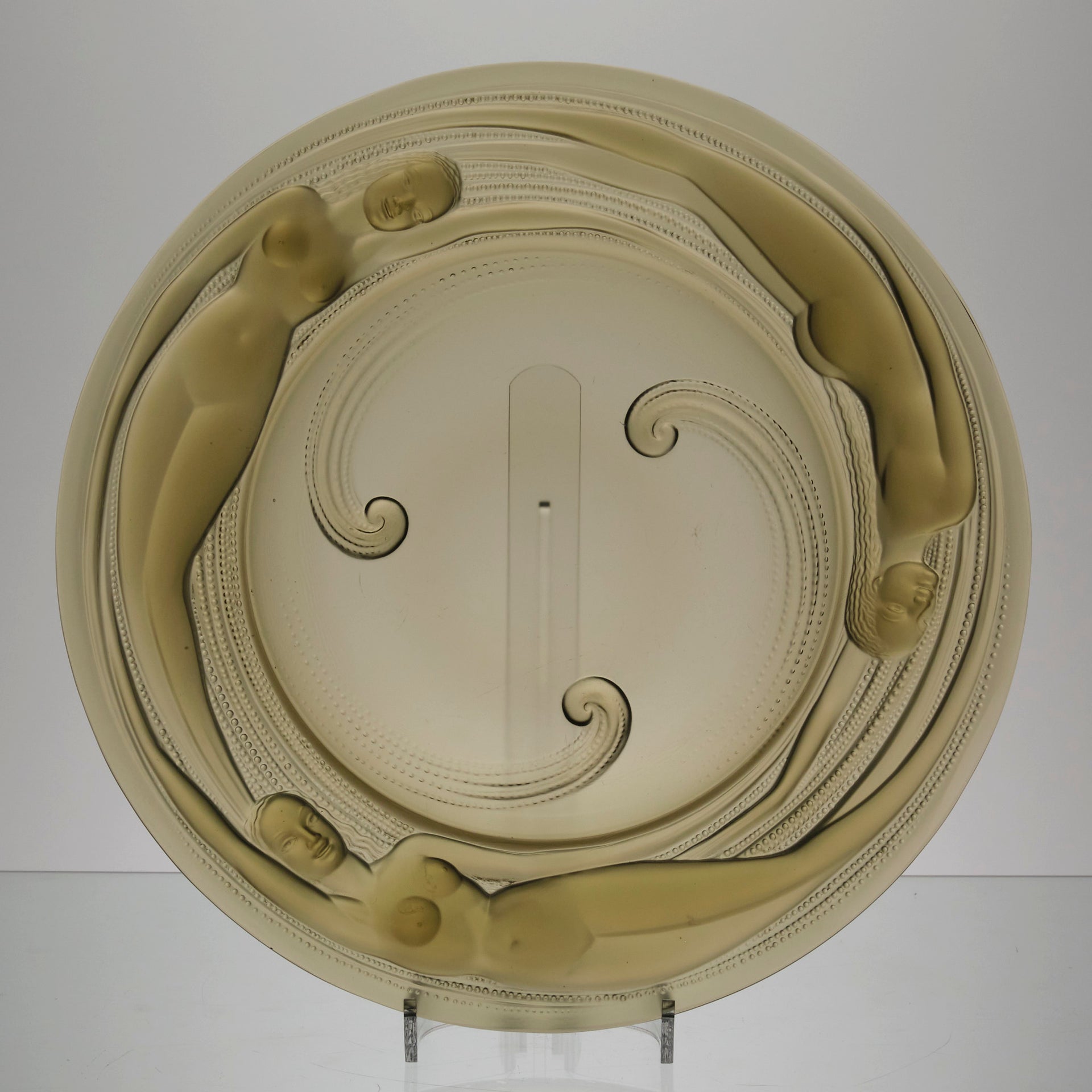 Sirene Salver by Verlys Glass - 20th Century Glass - Hickmet Fine Arts