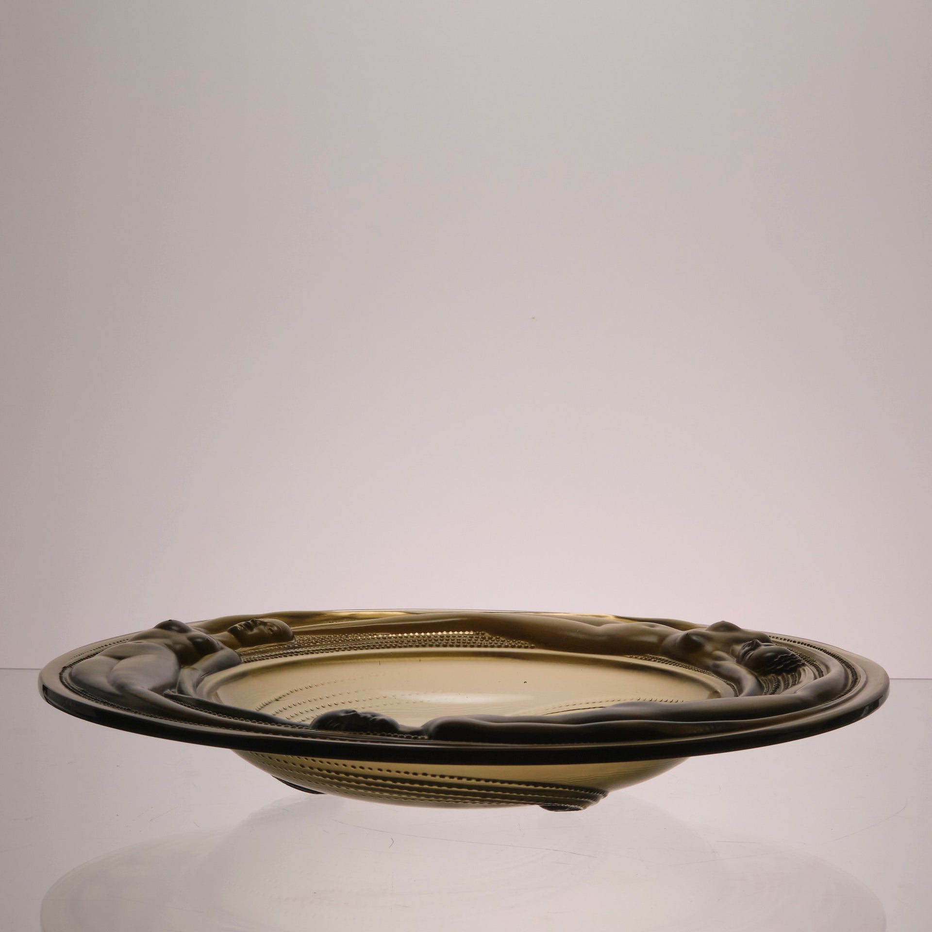 Sirene Salver by Verlys Glass - 20th Century Glass - Hickmet Fine Arts