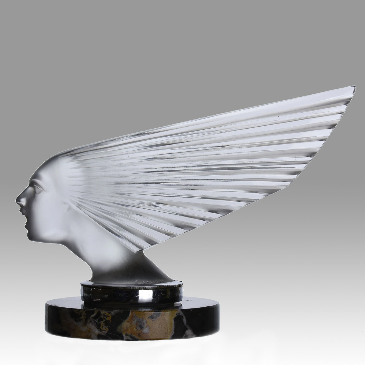 Rene Lalique Glass Mascot - Lalique Victoire - Hickmet Fine Arts