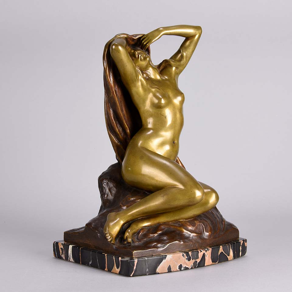 Art Nouveau Bronze by Franz Seifert