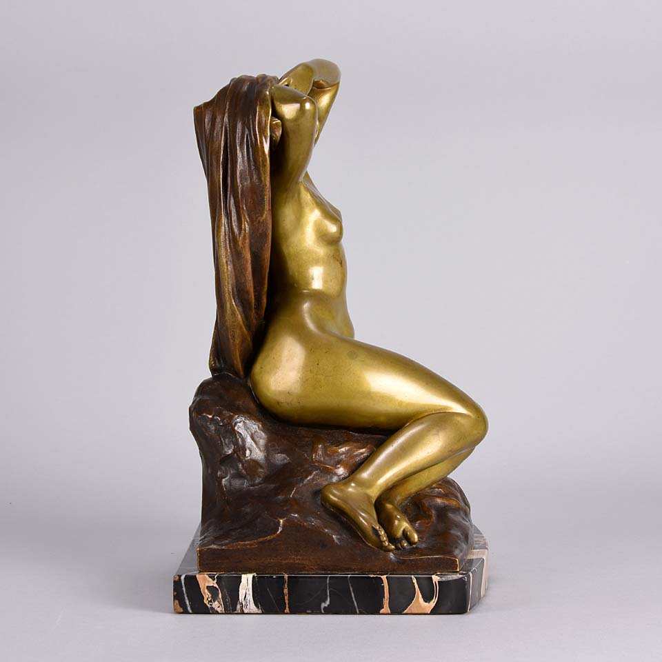 Art Nouveau Bronze by Franz Seifert