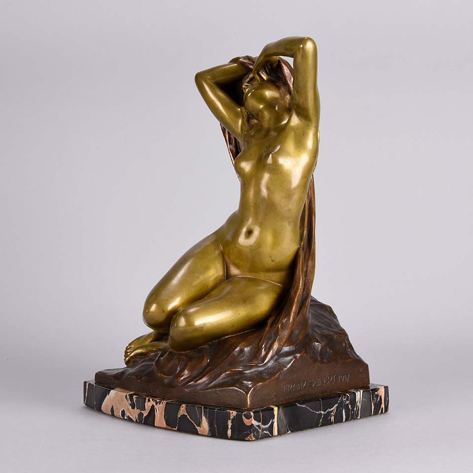 Art Nouveau Bronze by Franz Seifert